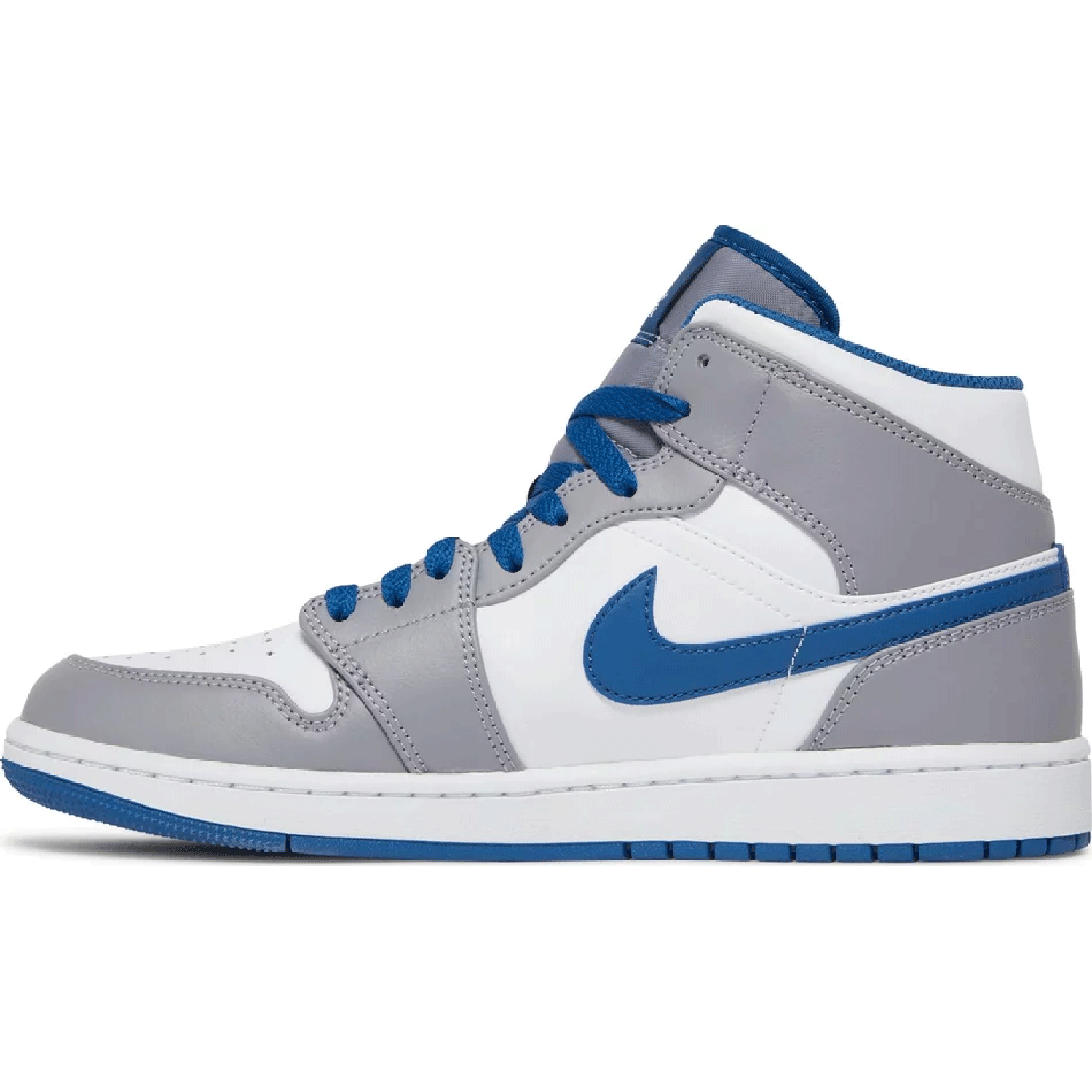 Air Jordan 1 Mid 'Cement True Blue'