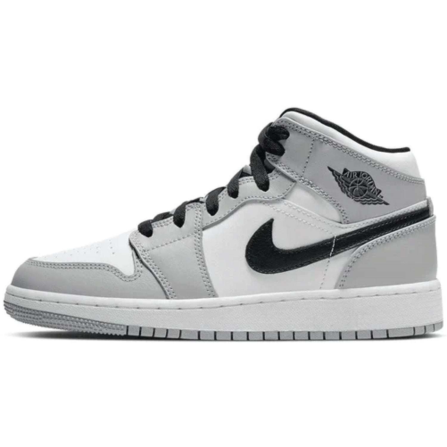 Air Jordan 1 Mid Light Smoke Grey GS