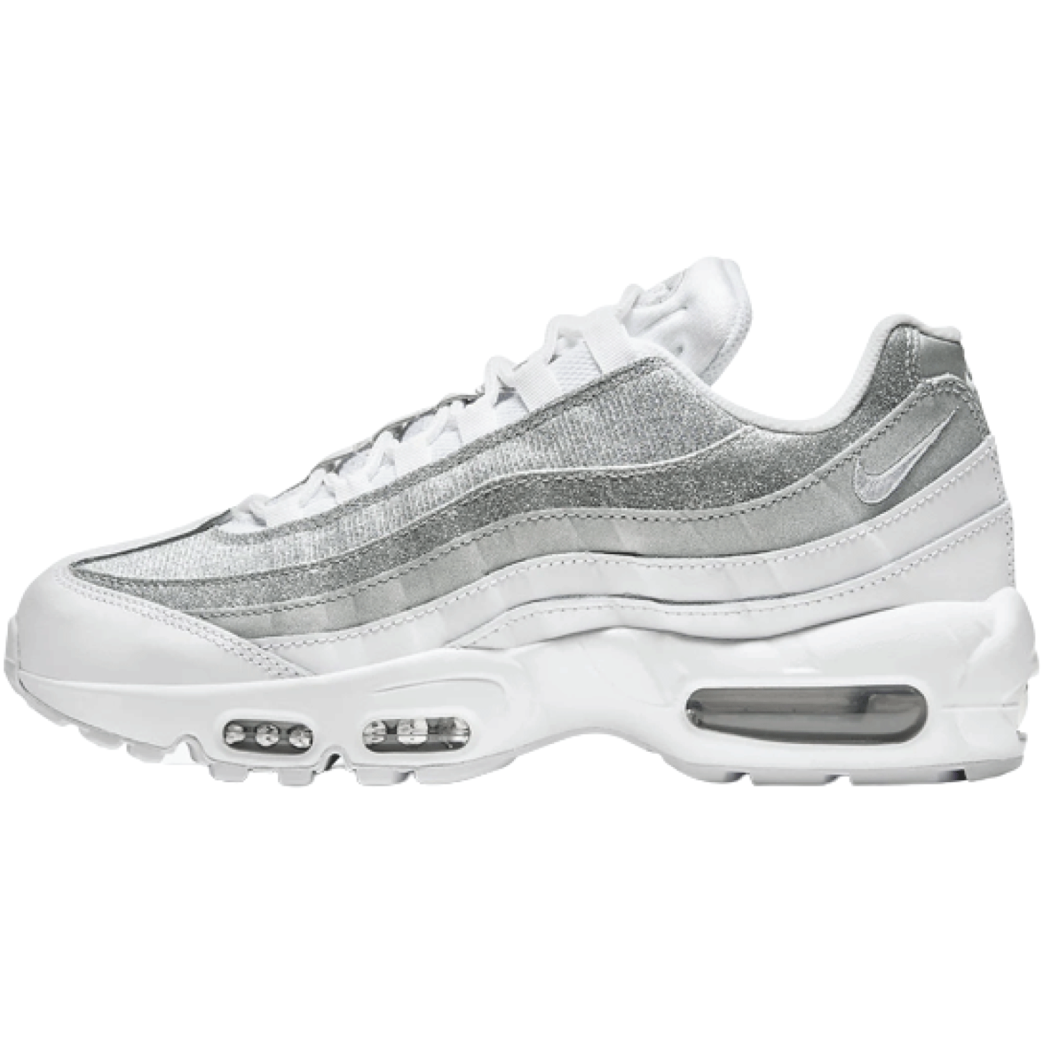 Wmns Air Max 95 'White Metallic Silver'