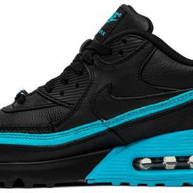 Undefeated X Nike Air Max 90 Black Blue Fury