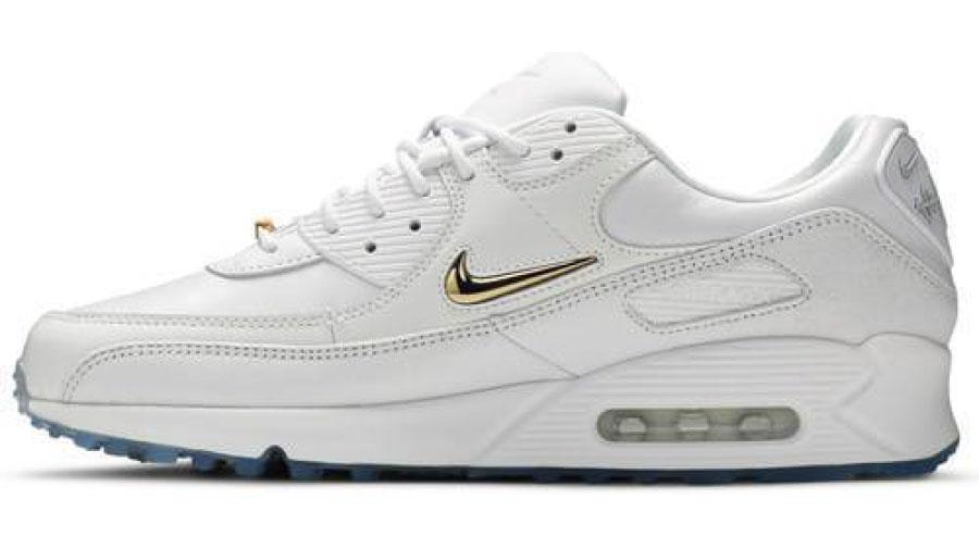 Nike Air Max 90 Pirate Radio White Gold