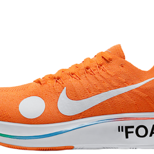 Zoom Fly Mercurial Flyknit Total Orange x Off White