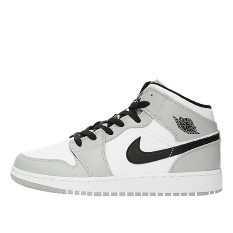 Air Jordan 1 Mid GS Light Smoke Grey