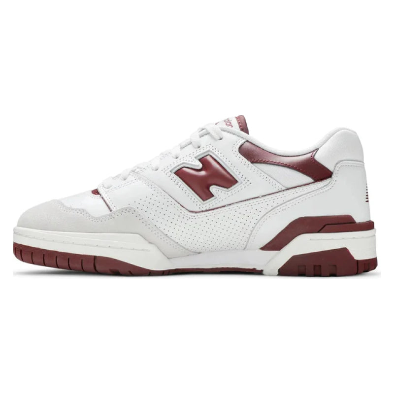 New Balance 550 White Burgundy