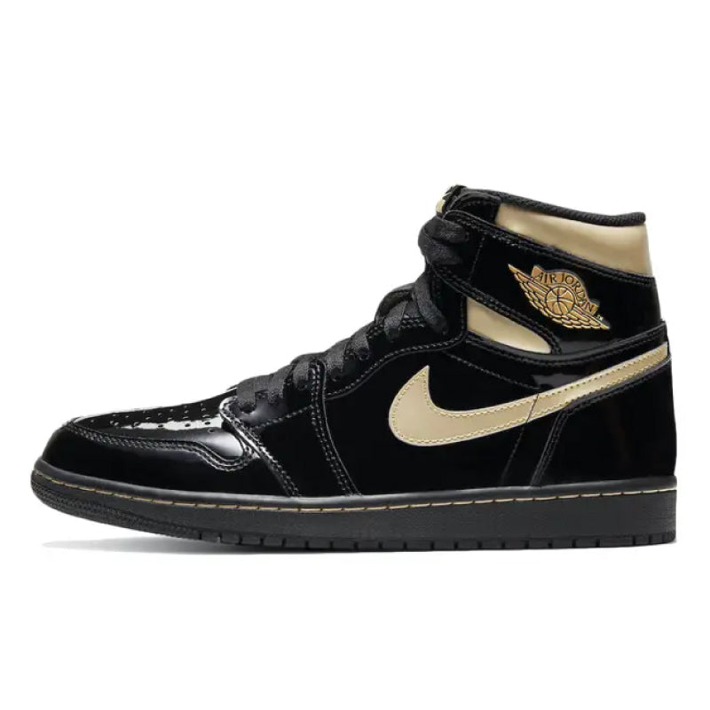 Air Jordan 1 Retro High OG GS Black Metallic Gold