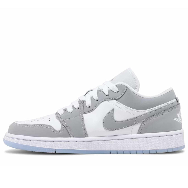 Air Jordan 1 Low White Wolf Grey Womens