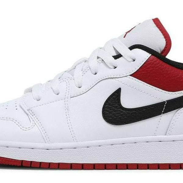 Jordan 1 Low White University Red Black